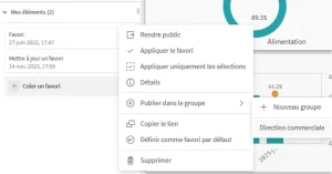 Nouveauté Qlik Sense mai 2026 - Favoris