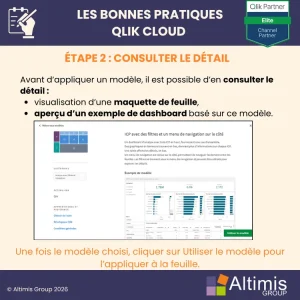 Consulter le détail d'un modèle de Dashboard Qlik