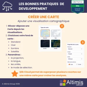 Comment créer une carte interactive dans Qlik Sense